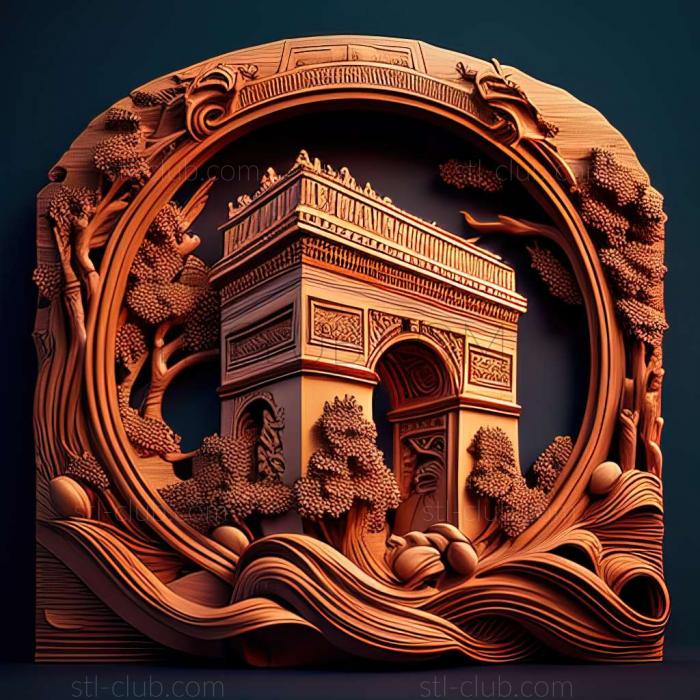 3D model paris (STL)